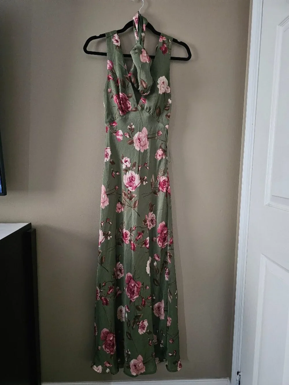 Green Floral Dress